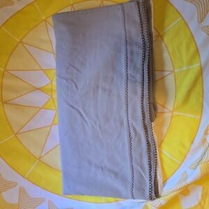 VGUC- Restoration Hardware Baby & Child Wool Gray Crib Skirt